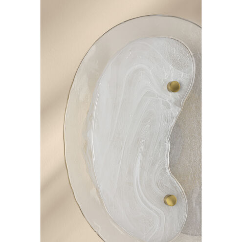 Celia 1 Light 12 inch Aged Brass ADA Wall Sconce Wall Light