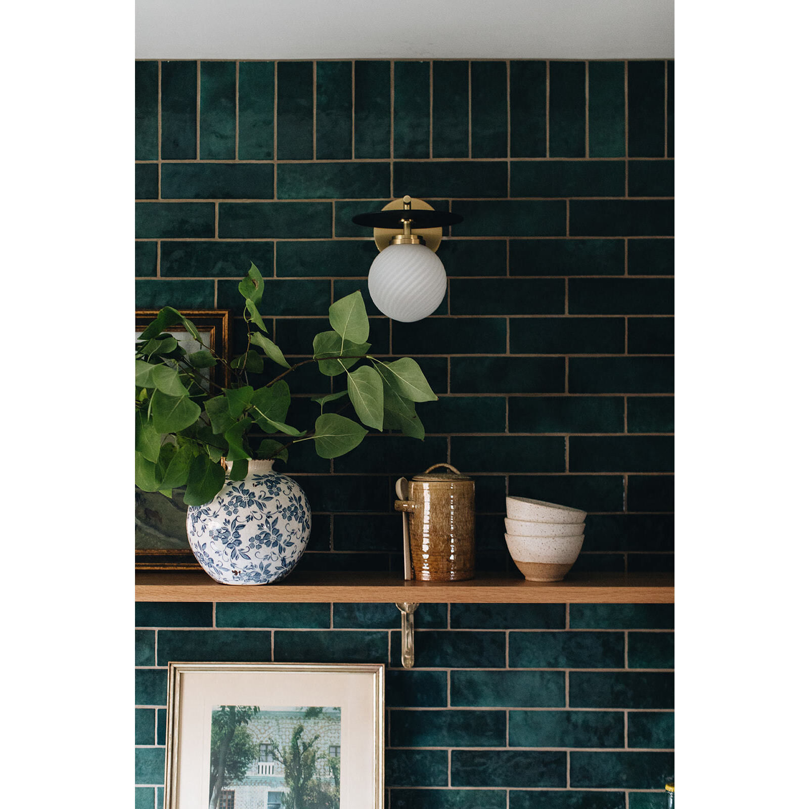 Ellis LED 7 inch Aged Brass and Black Wall Sconce Wall Light