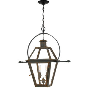 Rue De Royal 2 Light 21.25 inch Outdoor Pendant/Chandelier