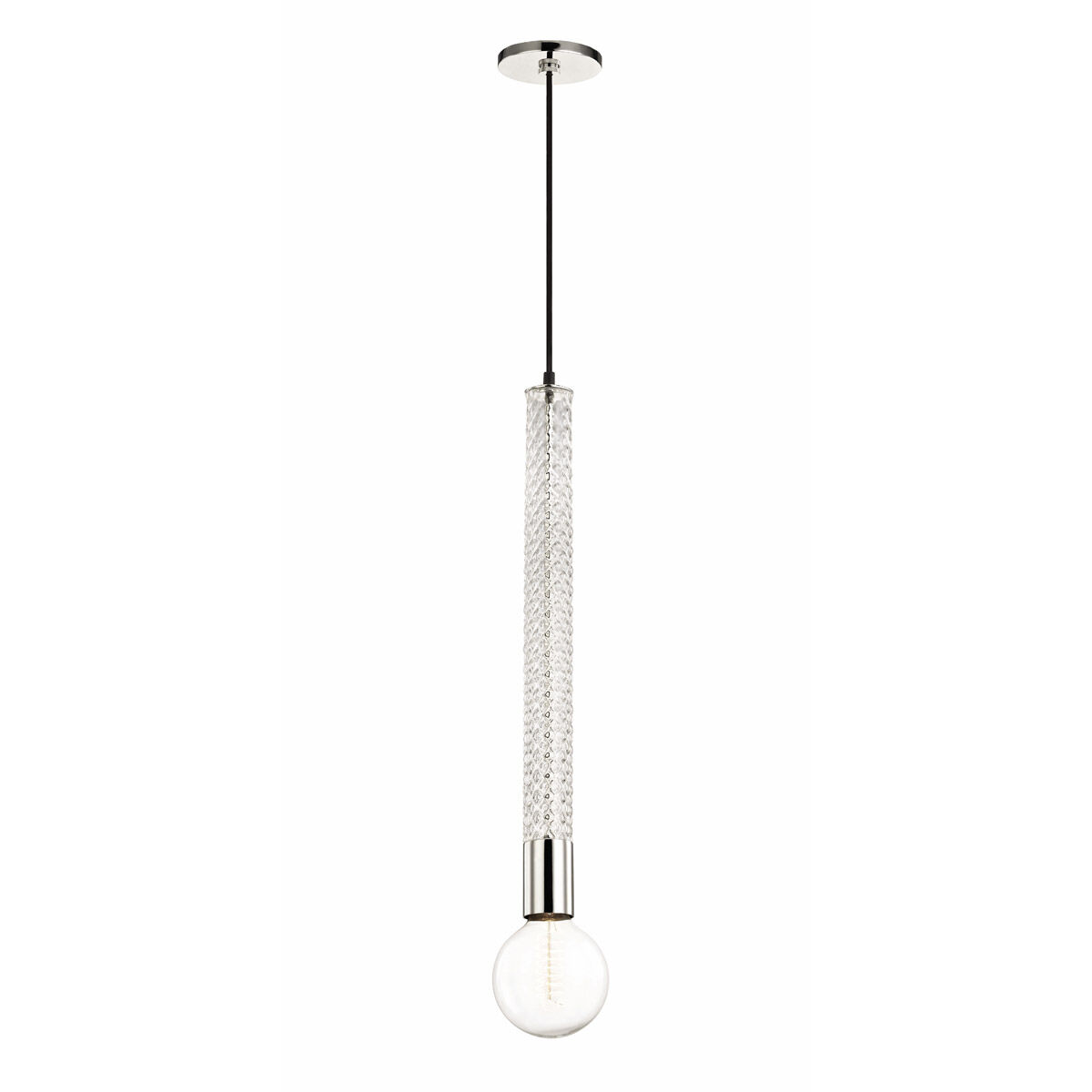 Pippin 1 Light 5 inch Polished Nickel Pendant Ceiling Light