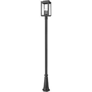Hartwell 4 Light 116.75 inch Sand Black Outdoor Post Mounted Fixture