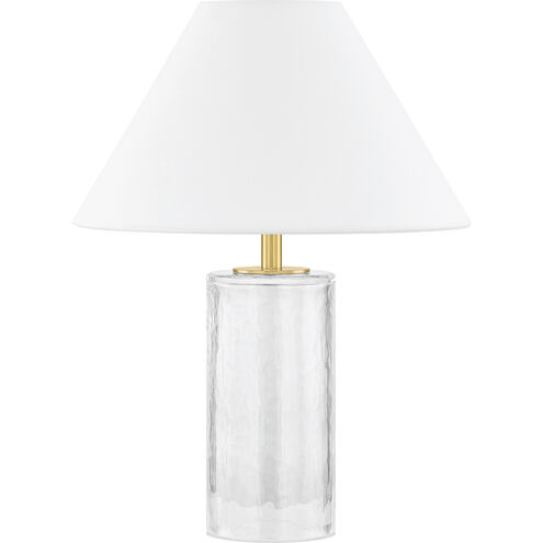 Mandy 16 inch 15.00 watt Aged Brass Table Lamp Portable Light