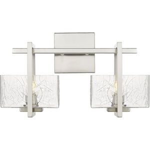 Striate 2 Light 15.00 inch Bathroom Vanity Light
