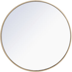 Eternity 28 X 28 inch Brass Wall Mirror