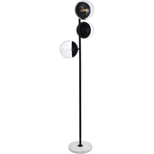 Eclipse 66 inch 40 watt Black Floor Lamp Portable Light