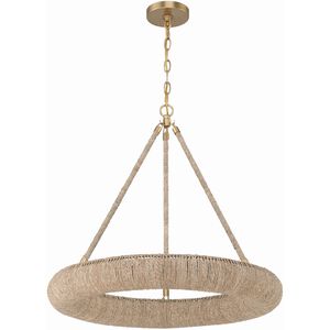 Oakley 1 Light 24 inch Soft Gold Chandelier Ceiling Light