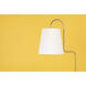 Jaimee 59 inch 60.00 watt Aged Brass Floor Lamp Portable Light 