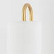 Freda 1 Light Aged Brass Wall Sconce Wall Light
