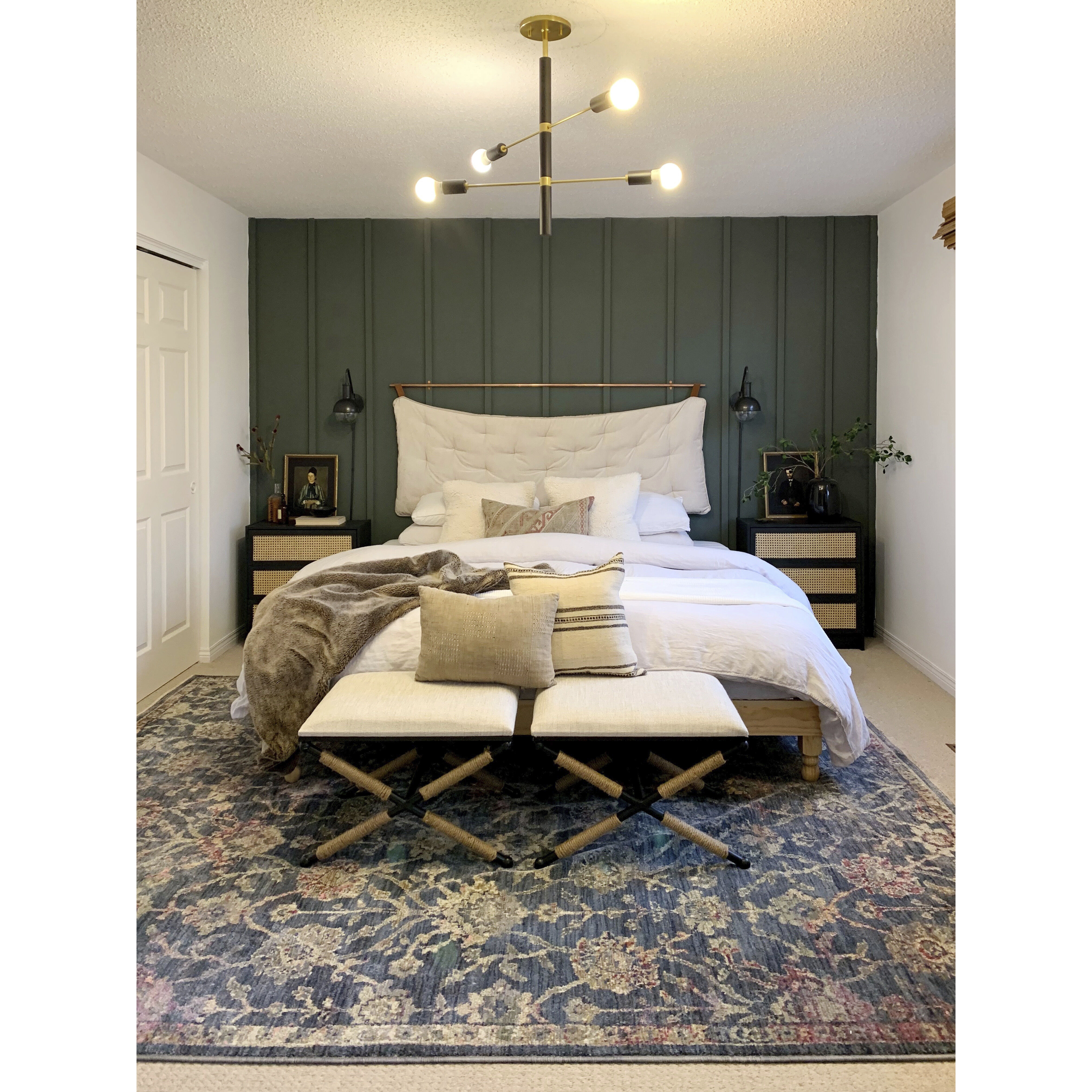 Astrid 4 Light 24 inch Aged Brass Chandelier Ceiling Light in Aged Brass and Black