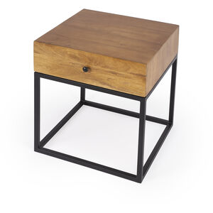 Brixton Iron & Wood 22 X 20 inch Industrial Chic Accent Table