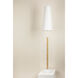 Mariana 70 inch 60.00 watt Textured White Floor Lamp Portable Light