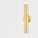 Taylor 2 Light Aged Brass Wall Sconce Wall Light 