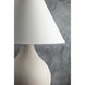 Helena 25 inch 60 watt Aged Brass/Ceramic Matte White Speck Table Lamp Portable Light