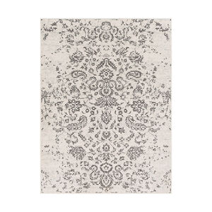 Aqualina 87 X 63 inch Taupe/Beige/Charcoal Rugs, Rectangle