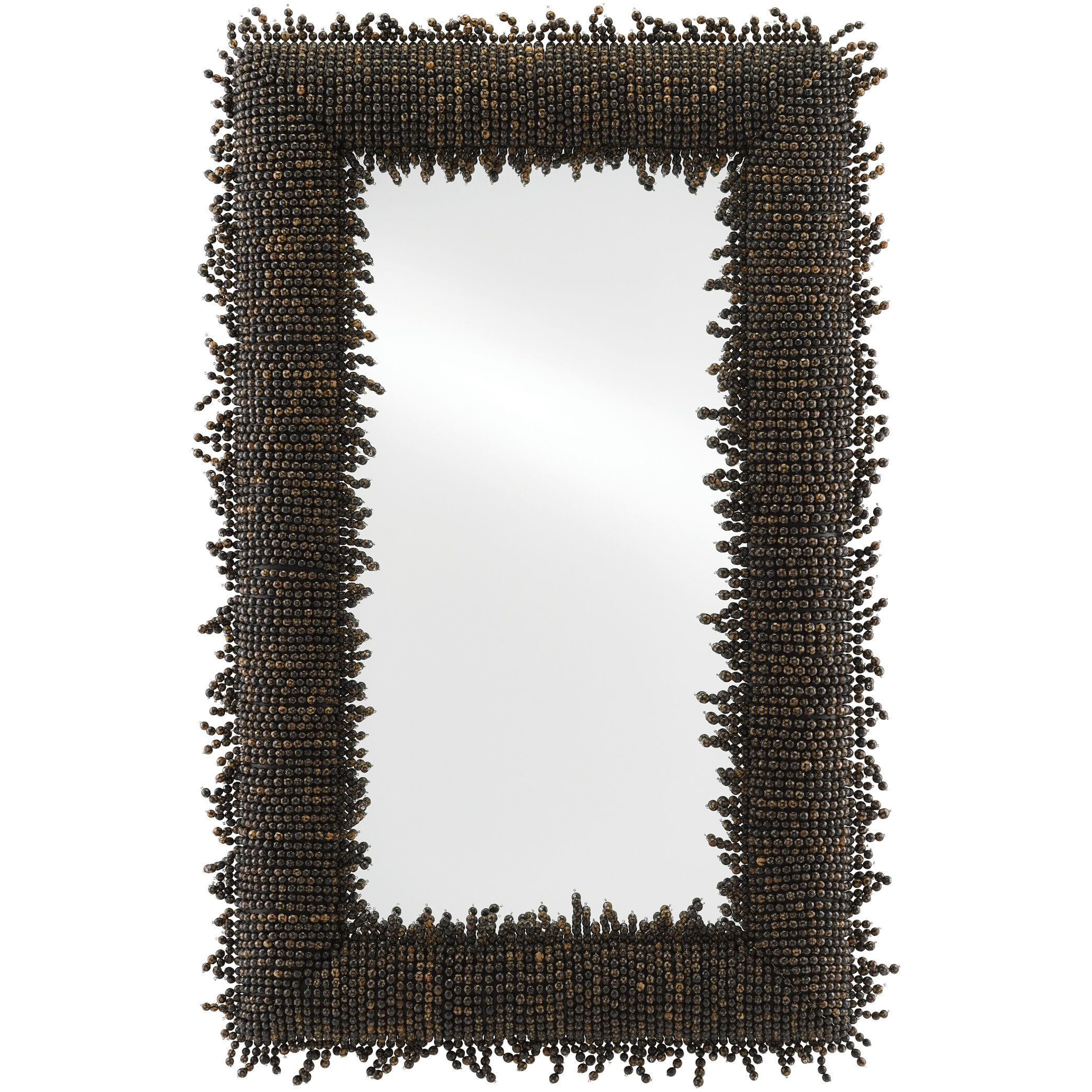 Pasay 50 X 32.5 inch Black/Mirror Wall Mirror, Large