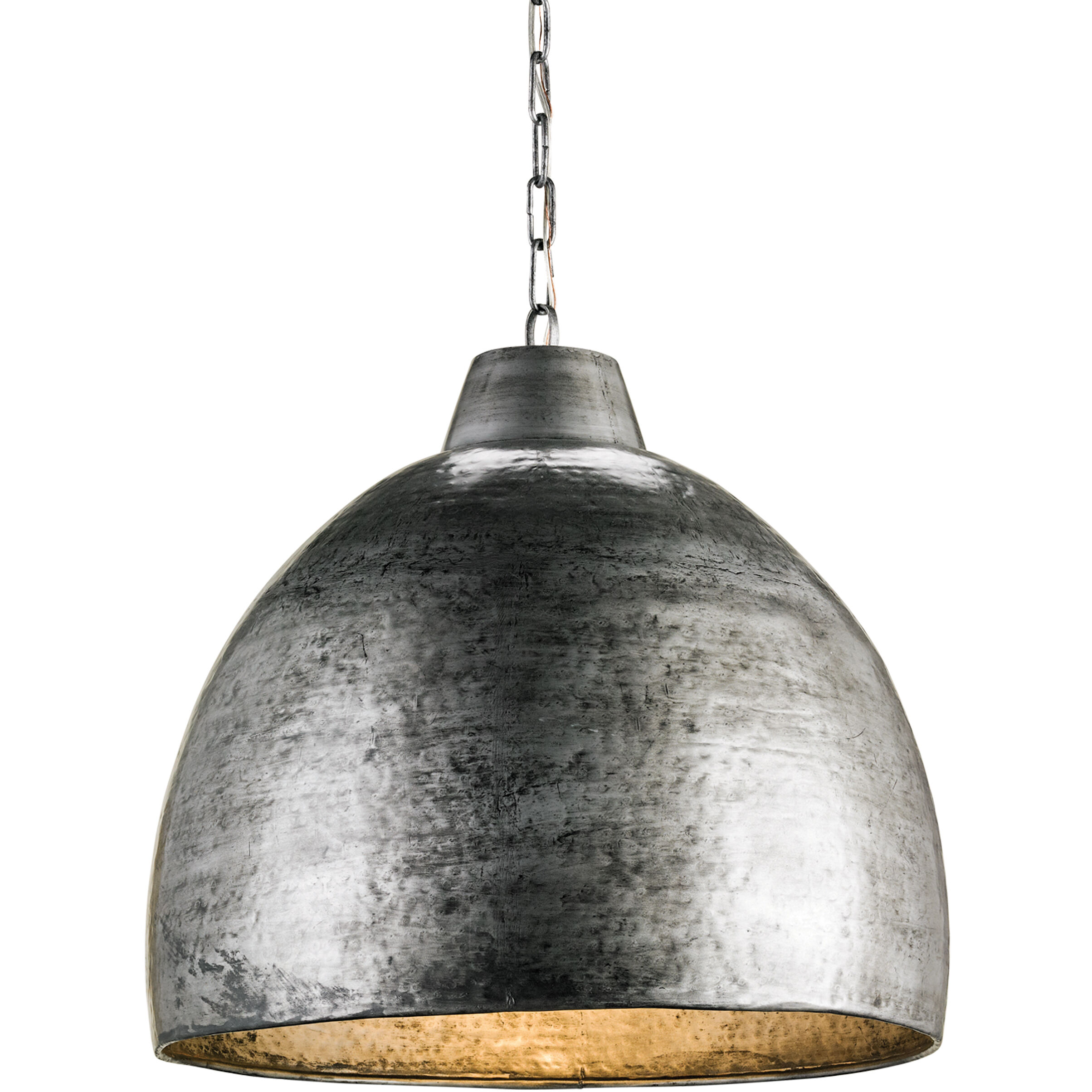 Earthshine 1 Light 22 inch Blackened Steel Pendant Ceiling Light, Large