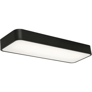 Bailey LED 8 inch Black Linear Flush Mount Ceiling Light