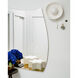 Bacia 1 Light 12 inch Aged Brass/Ceramic Raw Matte White Wall Sconce Wall Light
