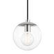 Meadow 1 Light 7 inch Polished Nickel Pendant Ceiling Light
