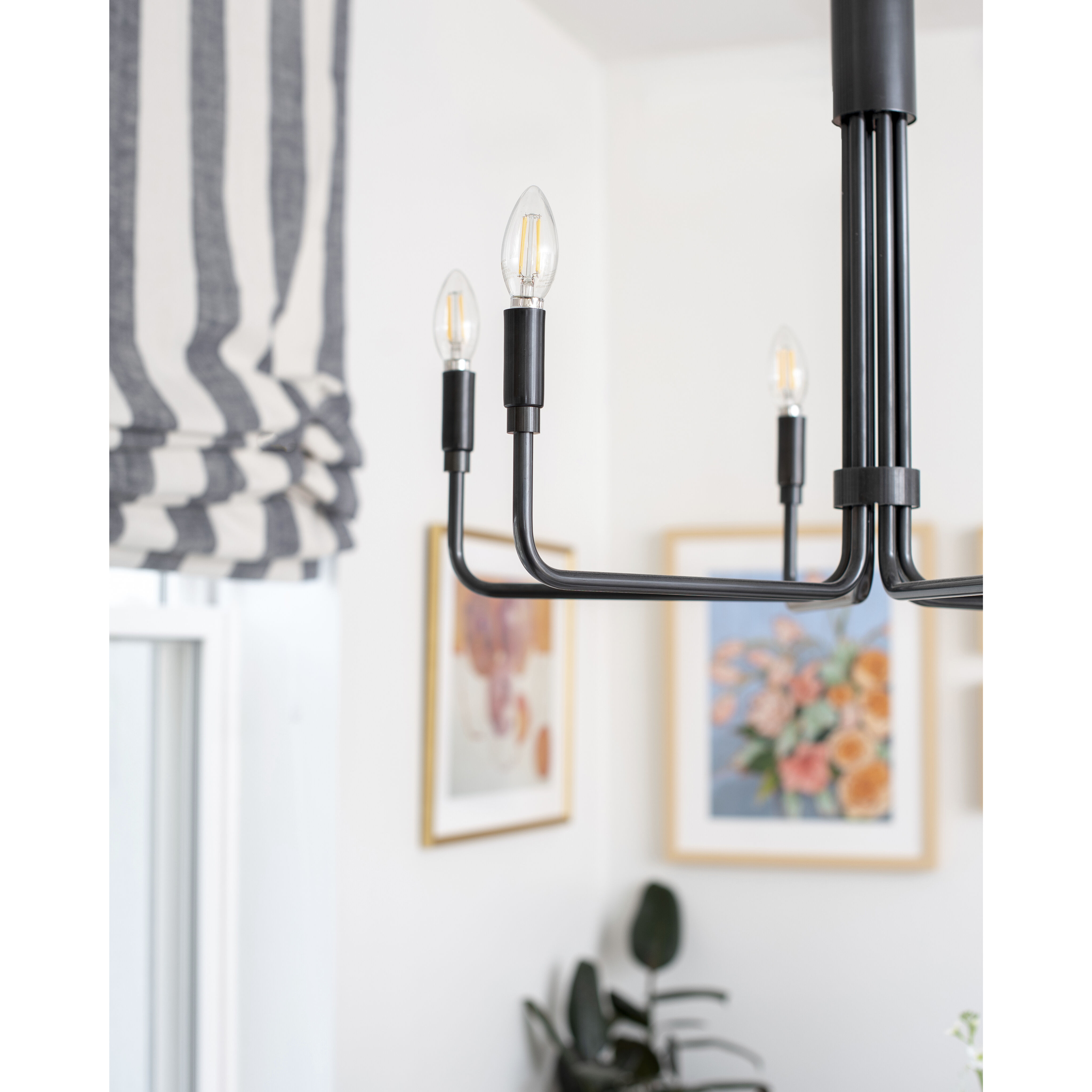 Brigitte 6 Light 25 inch Old Bronze Pendant Ceiling Light