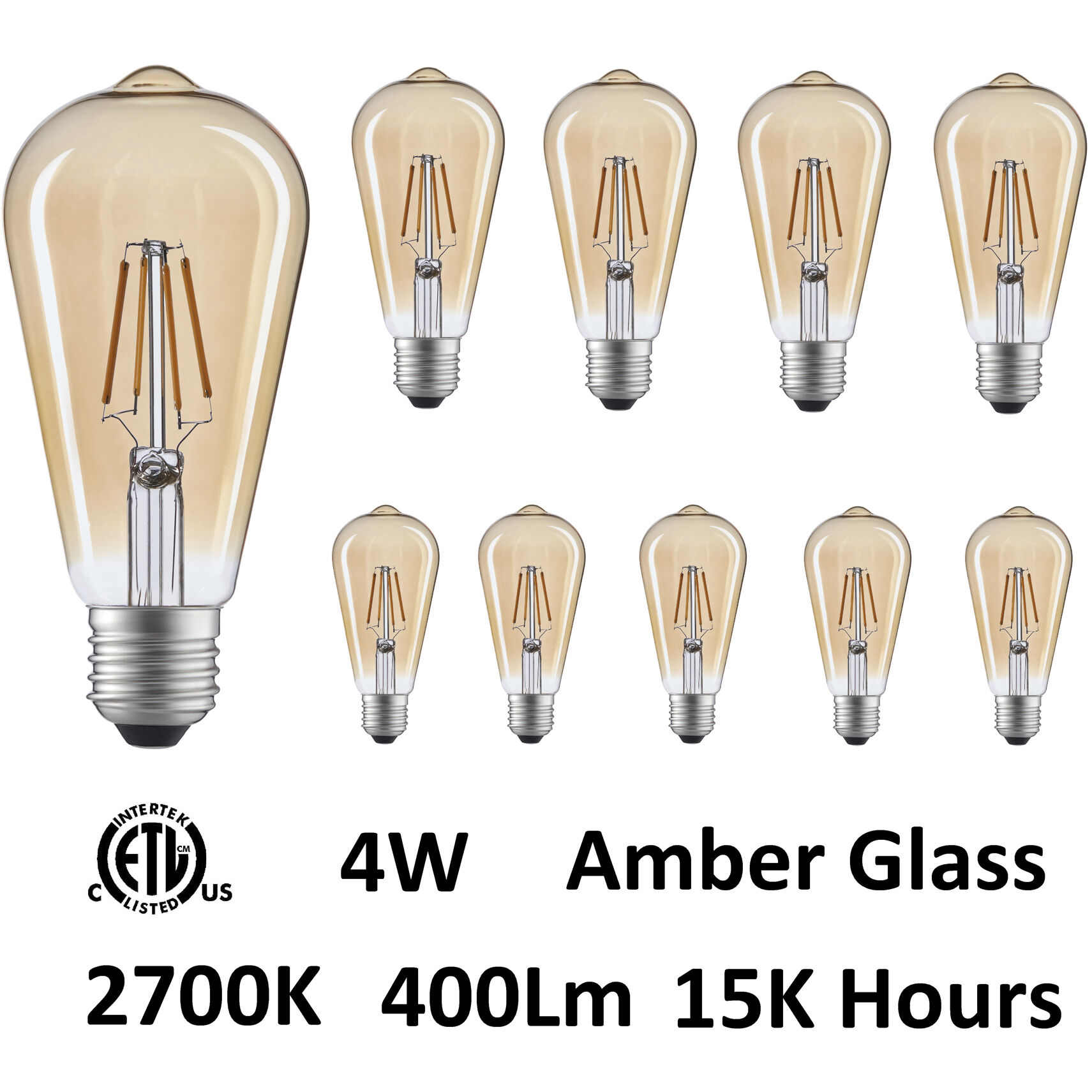 ST19 LED ST19 Medium 4.00 watt 120 2700K LED Bulb