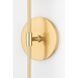 Olivia 1 Light 5 inch Aged Brass ADA Wall Sconce Wall Light