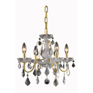St. Francis 4 Light 17.00 inch Mini Chandelier
