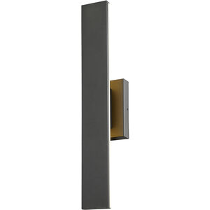 Stylet LED 3.75 inch Sand Black Outdoor Wall Light