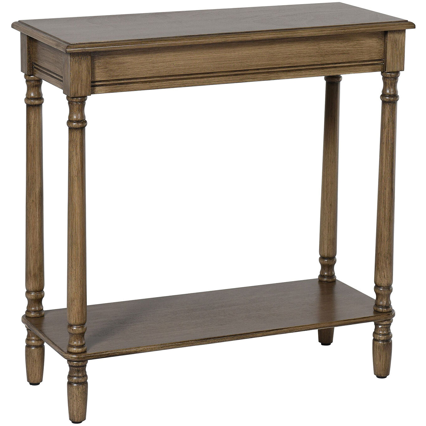 Asher 28.25 X 11.8 inch Weathered Antique Brown Console Table