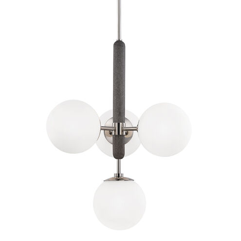 Brielle 4 Light 21 inch Polished Nickel Pendant Ceiling Light