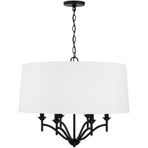 Peyton 6 Light 26 inch Matte Black Pendant Ceiling Light