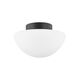 Andrea 1 Light 12 inch Soft Black Flush Mount Ceiling Light