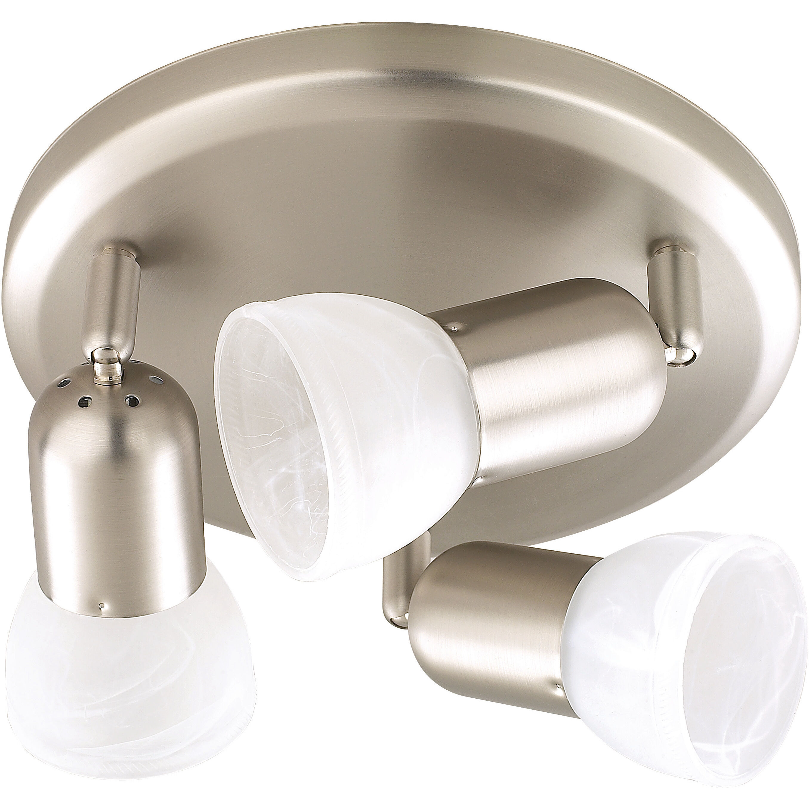 Jasper 3 Light Brushed Pewter Track Lighting Ceiling Light