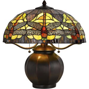 Tiffany 18 inch 60.00 watt Tiffany Table Lamp Portable Light