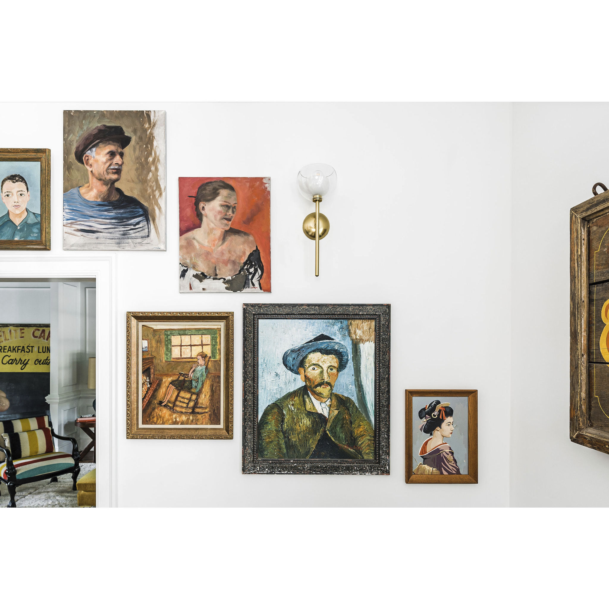 Cortney 1 Light 6.75 inch Aged Brass Wall Sconce Wall Light