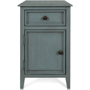 Aged Seafoam 25 X 15 inch Aged Seafoam Wash Side Table