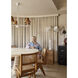 Issa 5 Light 40 inch Texture White Chandelier Ceiling Light