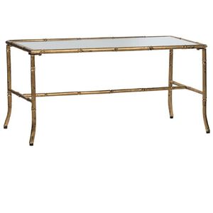 Anita 36 X 16.7 inch Antique Gold Coffee Table