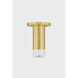 Claudie 1 Light 4.75 inch Aged Brass Flush Mount Ceiling Light