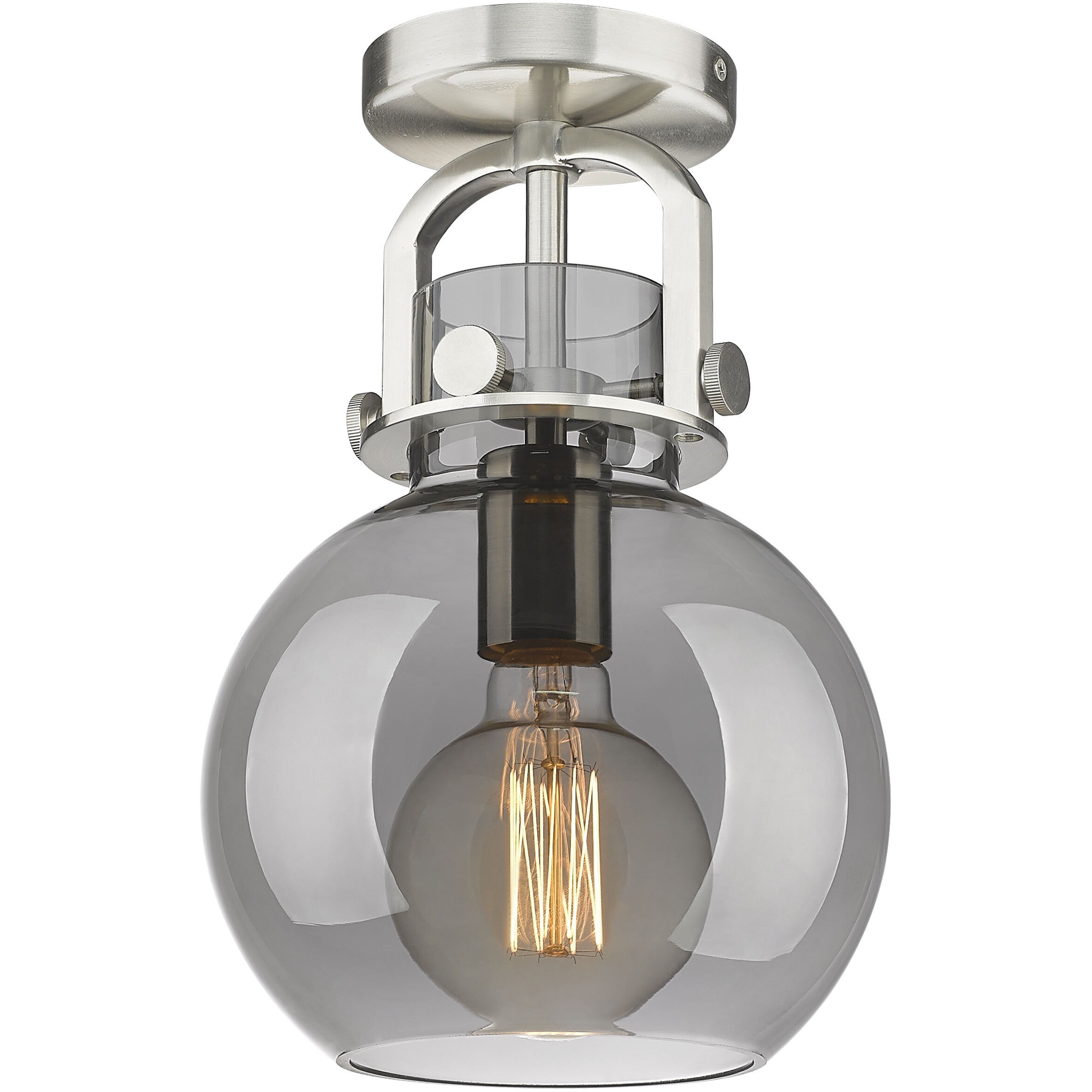 Newton Sphere 1 Light 8.00 inch Flush Mount