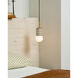 Bibi 2 Light 4 inch Aged Brass/Ceramic Antique Ivory Pendant Ceiling Light