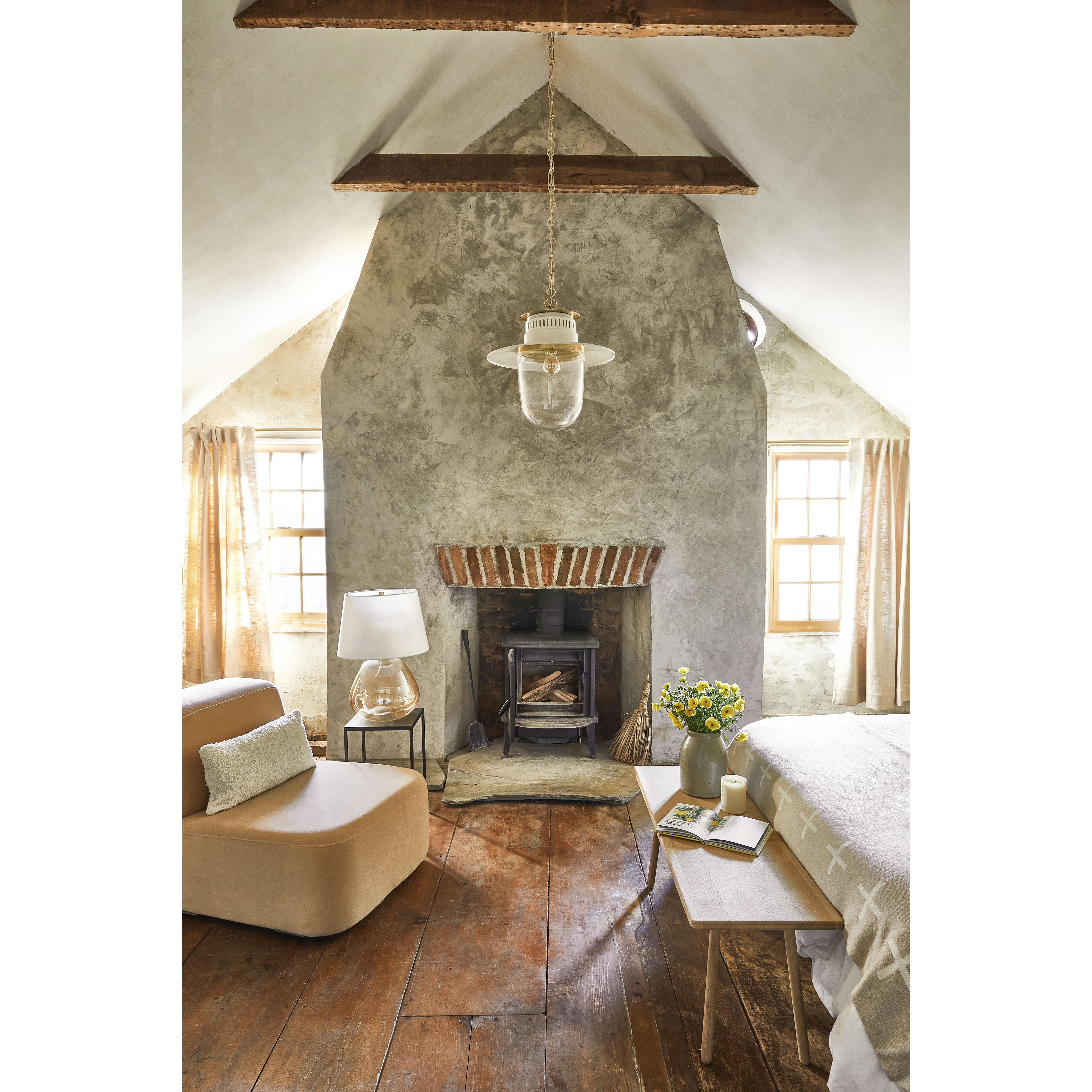 Thea 22.75 inch 60 watt Aged Brass Table Lamp Portable Light