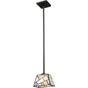 Evelyn 1 Light 6 inch Dark Bronze Mini Pendant Ceiling Light