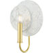 Tula 1 Light 8.5 inch Aged Brass Wall Sconce Wall Light