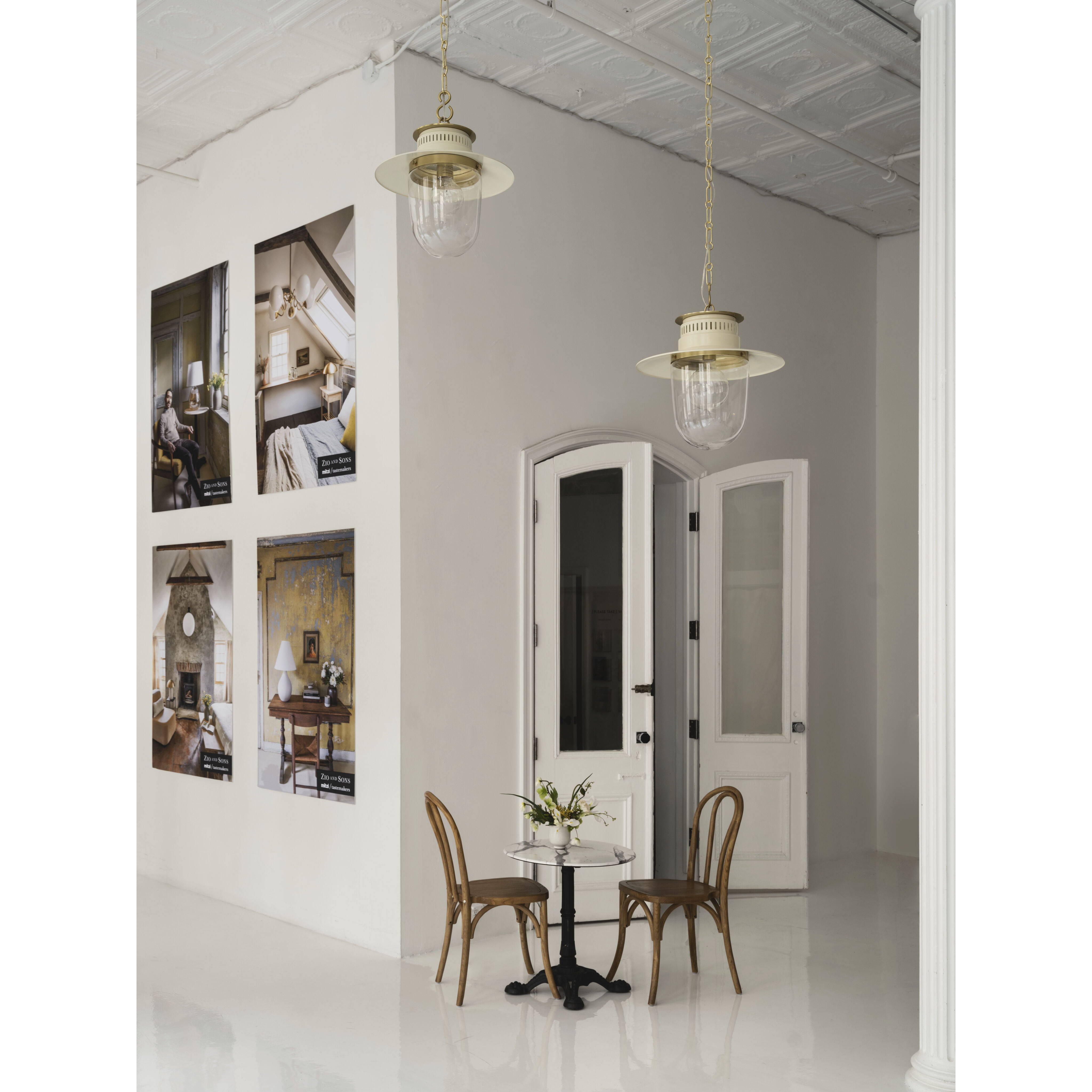 Nori 1 Light 17 inch Aged Brass Pendant Ceiling Light