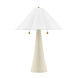 Alana 23 inch 60.00 watt Aged Brass/Ceramic Antique Ivory Table Lamp Portable Light
