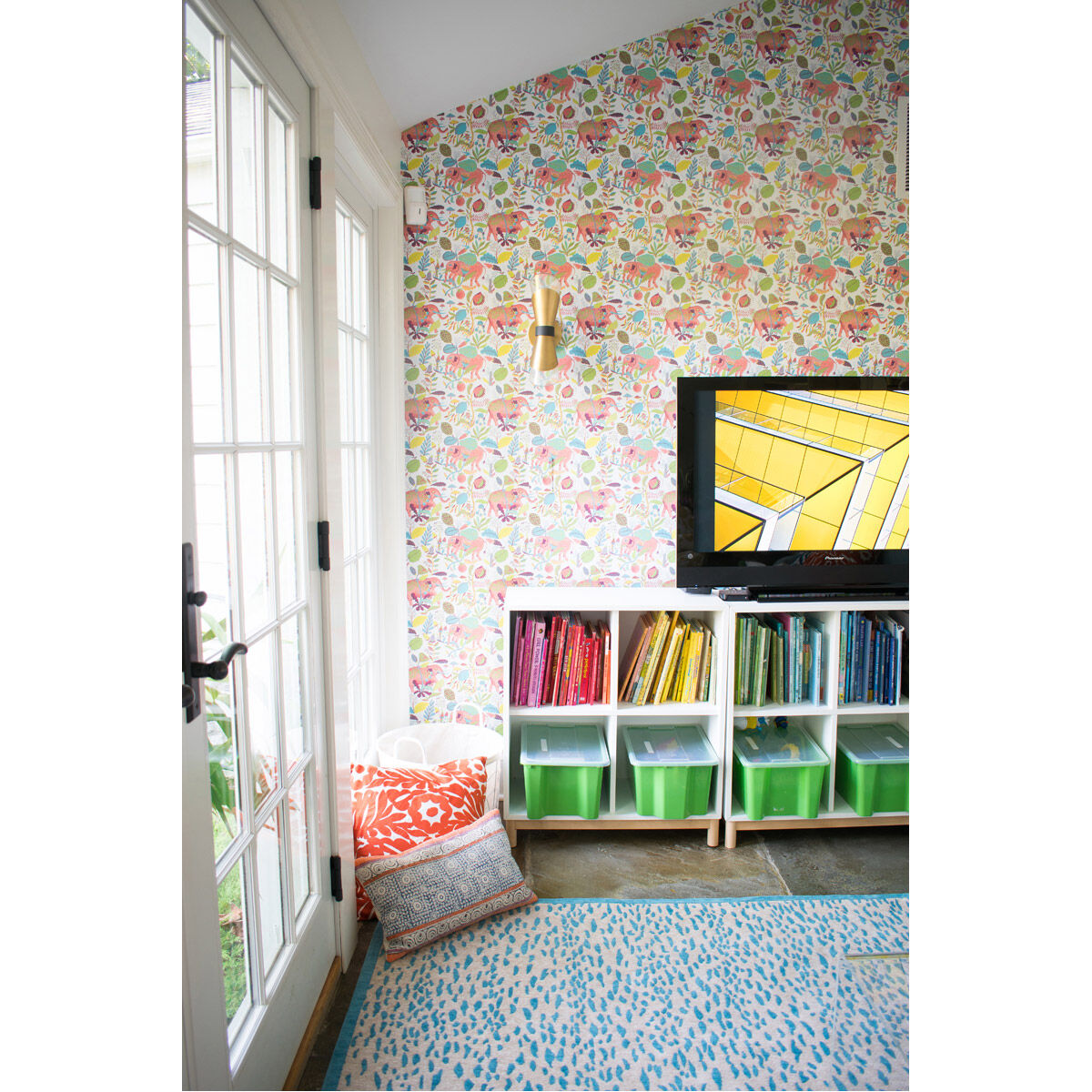 Angie LED 4.75 inch Aged Brass Wall Sconce Wall Light in Aged Brass and Black