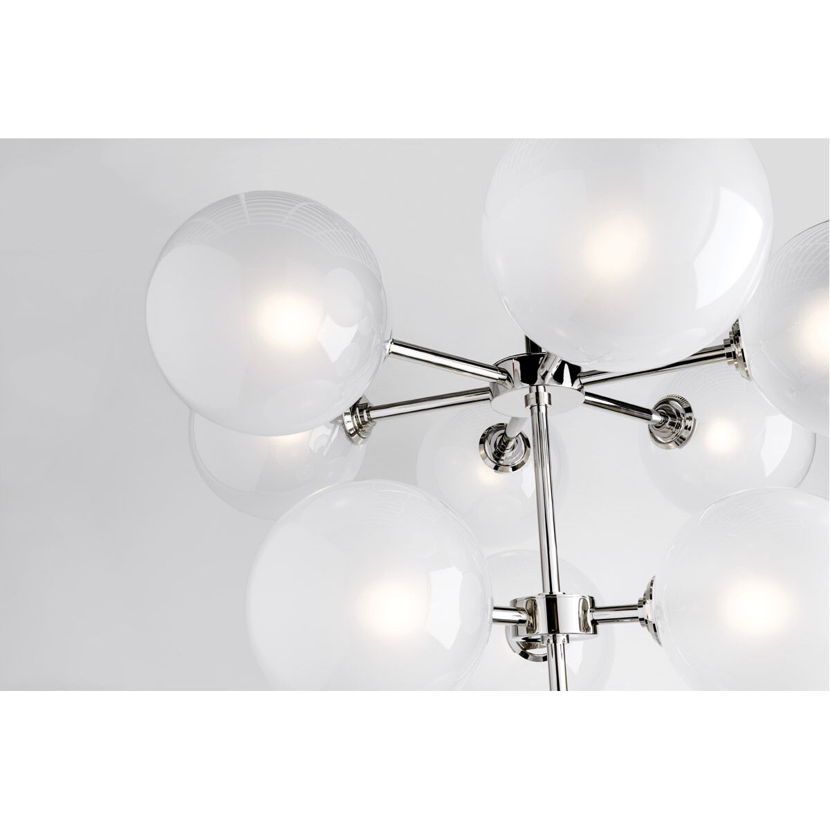 Ashleigh LED 30 inch Polished Nickel Chandelier Ceiling Light