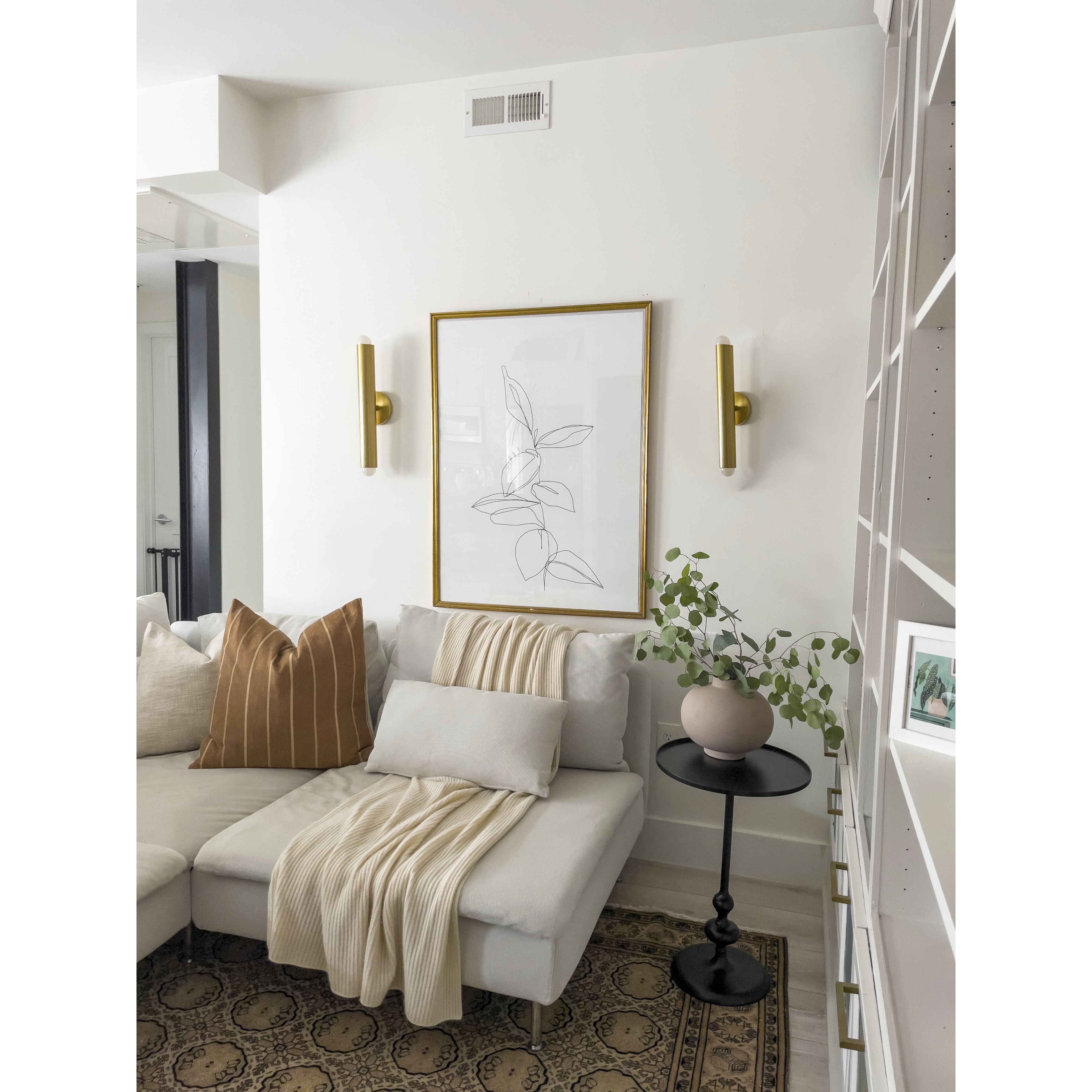 Taylor 2 Light Aged Brass Wall Sconce Wall Light 