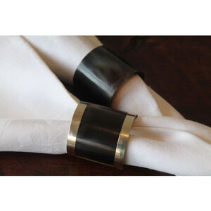 Horn II Natural Napkin Ring